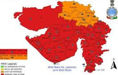 ઉત્તર ગુજરાત સિવાય આખા રાજ્યમાં રેડ એલર્ટ    